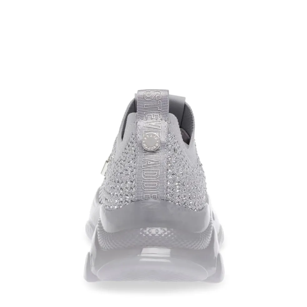 Steve Madden Meter Trainers in Silver