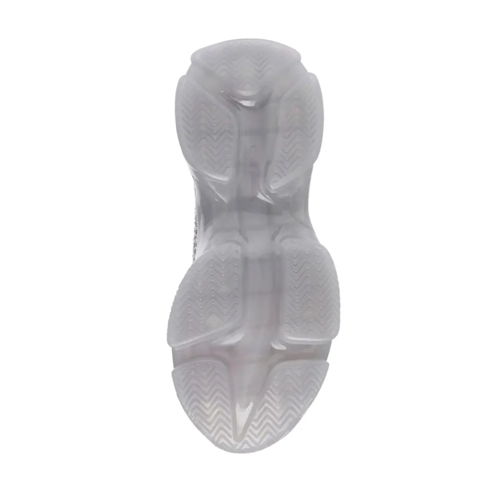 Steve Madden Meter Trainers in Silver