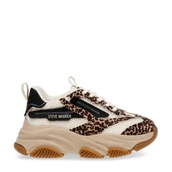 Steve Madden Possesion E Trainers Juniors in Cream
