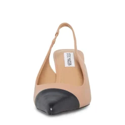 Steve Madden Slingback Kitten Heels in Brown