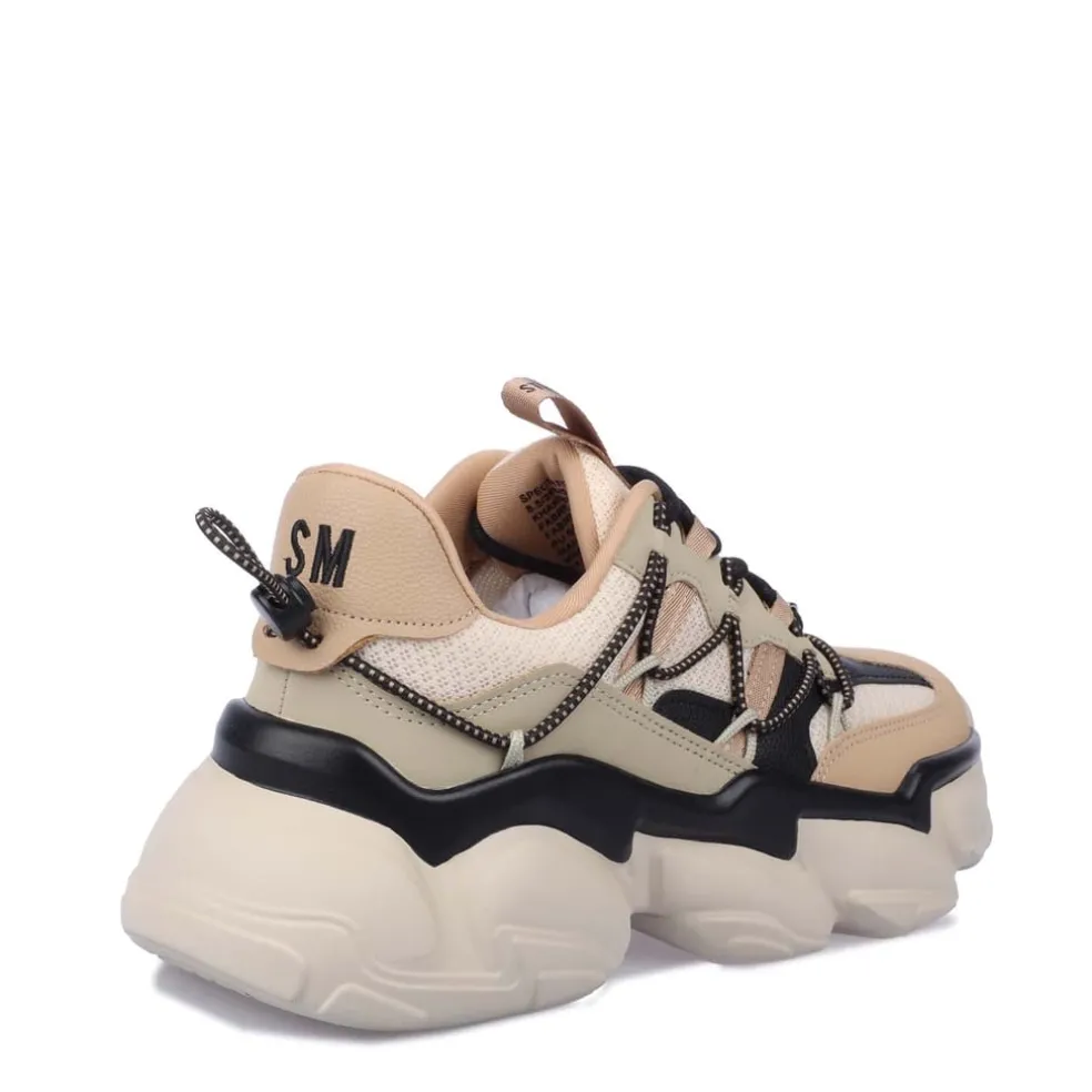 Steve Madden Spectator Trainers in Khaki