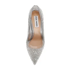 Steve Madden Up Stiletto Heels in Silver
