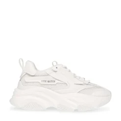 Steve Madden Womens E Trainers in White
