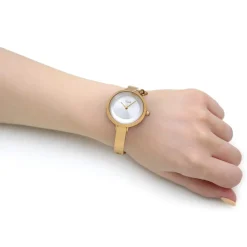 Storm Mera Gold Silver Stainless Steel Fashion Watch in Gold