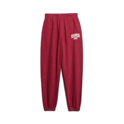 Superdry Lettering Joggers in Red
