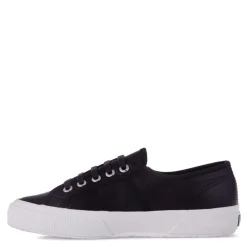 Superga Leather Trainers in Black
