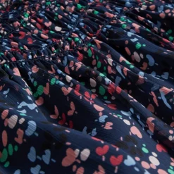 Ted Baker Casadee Smock Panel Wrap Mini Dress in Navy