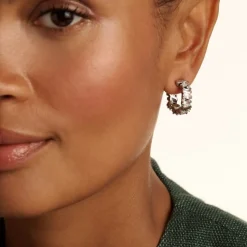 Ted Baker Clarnc Earngs in Silver