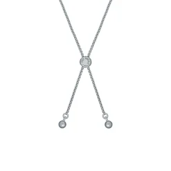 Ted Baker Cubic Zirconia Crystal Chain Bracelet in Silver