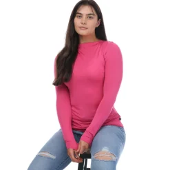 Ted Baker Eloria Twist Neck Fitted Top in Pink