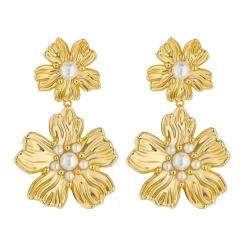 Ted Baker Petar Earrings in Gold