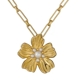 Ted Baker Pettaa Necklc in Gold