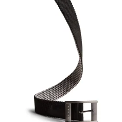 Ted Baker Pin Buckle Column Logo Belt in Black