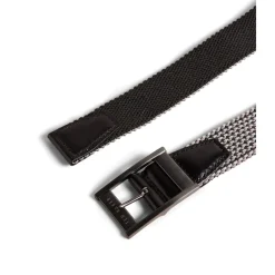 Ted Baker Pin Buckle Column Logo Belt in Black