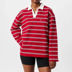 4th and Reckless Alicia Polo Shirt in Red