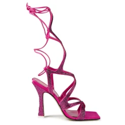 The Attico Attico Super Toe Post Sandals in Pink