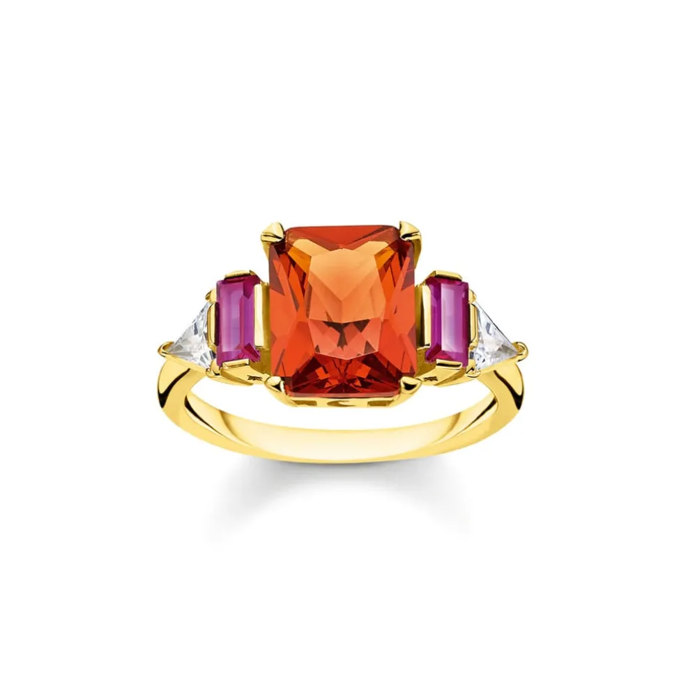 Thomas Sabo Colourful Stones Ring in Multi colour