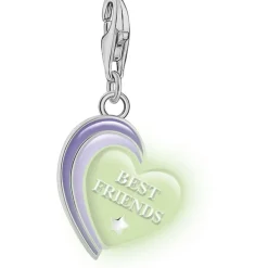 Thomas Sabo Friends Charm Sterling Silver Charm in White