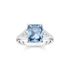 Thomas Sabo Ring with Stones in Silver blue