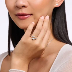 Thomas Sabo Ring with Stones in Silver