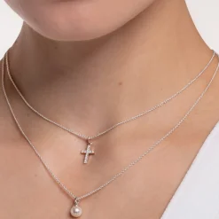 Thomas Sabo Sabo Pearlnecklace in Silver