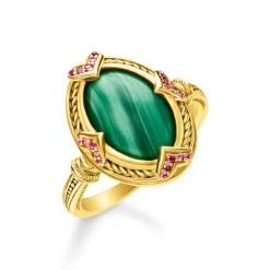 Thomas Sabo Stone Ring in Gold