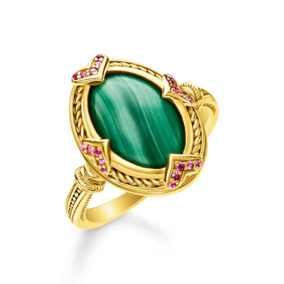 Thomas Sabo Stone Ring in Gold