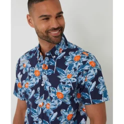 Threadbare Bellis Shirt in Blue