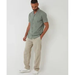 Threadbare Burnley Shirt in Green