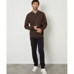 Threadbare Button Blossom Regular Fit Shirt in Brown