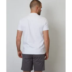 Threadbare Caswell Polo Regular Fit Short Sleeve Shirt in White