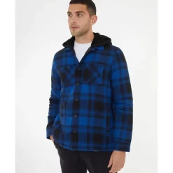 Threadbare Hooded Regular Fit Sweatshirt in Blue