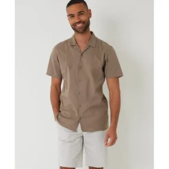 Threadbare Maples Shirt in Brown