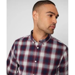 Threadbare Regular Fit Long Sleeve Shirt in Black