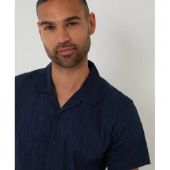 Threadbare Sht Ss Acot in Blue