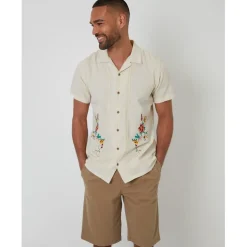 Threadbare Sht Ss Combes in Beige