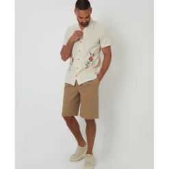 Threadbare Sht Ss Combes in Beige