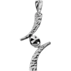 Tianguis Jackson Hammered Flourish Pndt in Silver