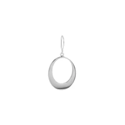 Tianguis Jackson Large Oval Drop Erng in Silver
