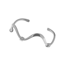 Tianguis Jackson Wave Coiled Bangle in Silver