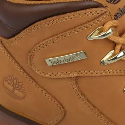 Timberland Boys Euro Rock Lace Up Boot in Wheat