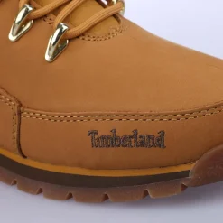 Timberland Boys Euro Rock Lace Up Boot in Wheat