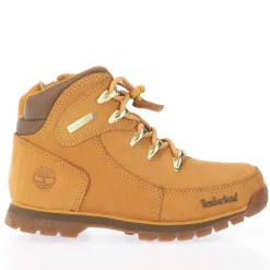 Timberland Boys Euro Rock Mid Bungee Boot in Wheat