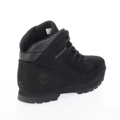 Timberland Boys Euro Rock Lace Up Boot in Black