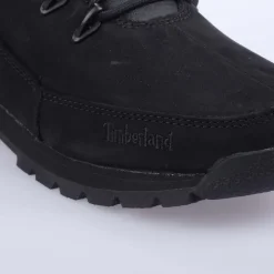 Timberland Boys Euro Rock Lace Up Boot in Black