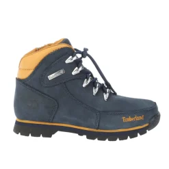 Timberland Boys Euro Rock Mid Bungee Boot in Navy