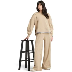 Timberland Crew Neck Regular Fit Long Sleeve Sweater in Green