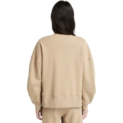 Timberland Crew Neck Regular Fit Long Sleeve Sweater in Green