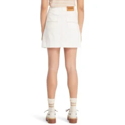 Timberland Denim Skirts in White