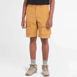 Timberland Durable Water Repellent Cargo Shorts in Wheat